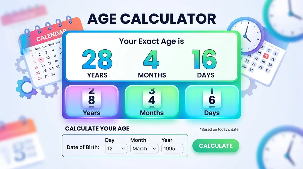 How to Calculate Your Age in Years Months and Days